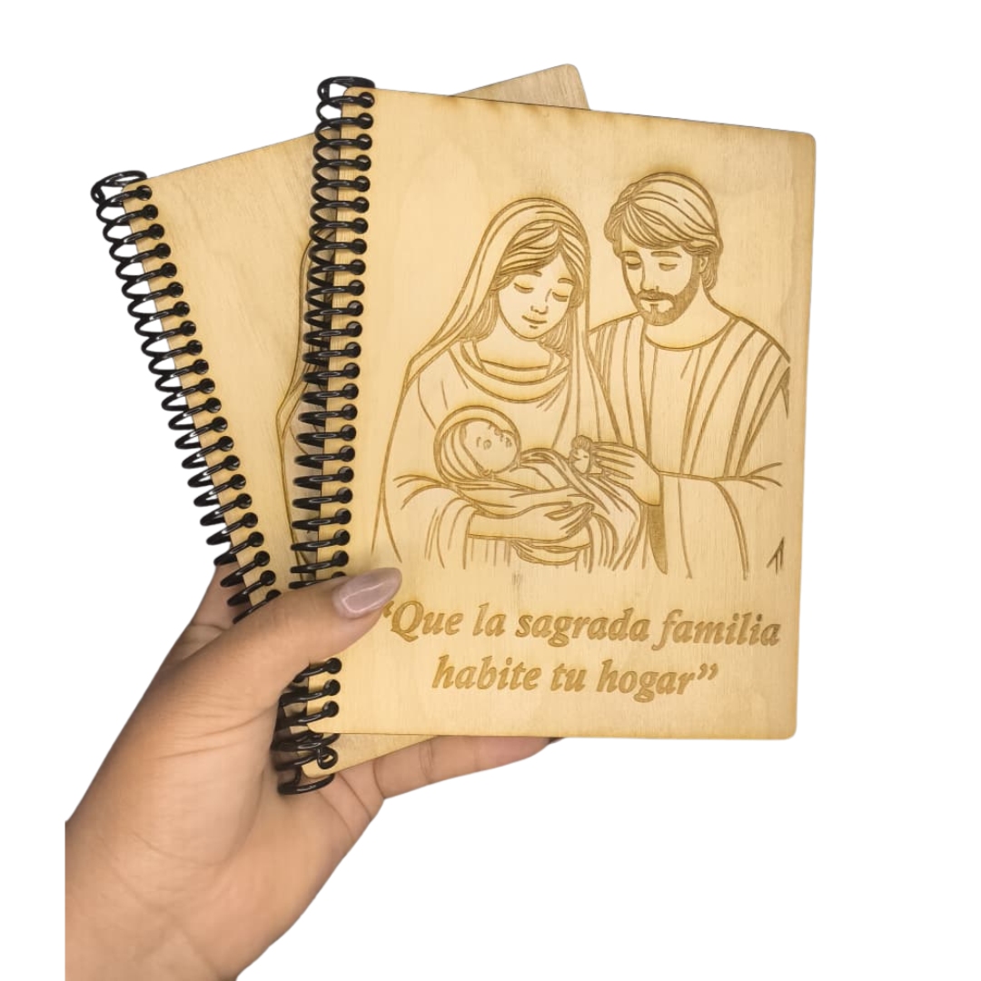 Libreta personalizada en MDF: imagen 1