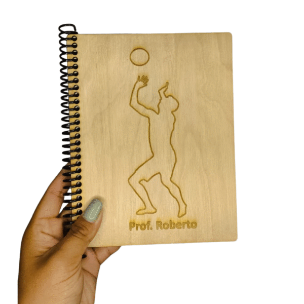 Libreta personalizada en MDF