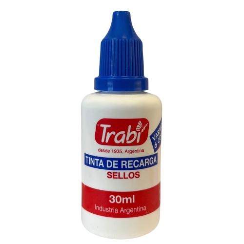 Tinta para Sello Trabi 30ml Negro – Pigmentación y Resistencia Únicas
