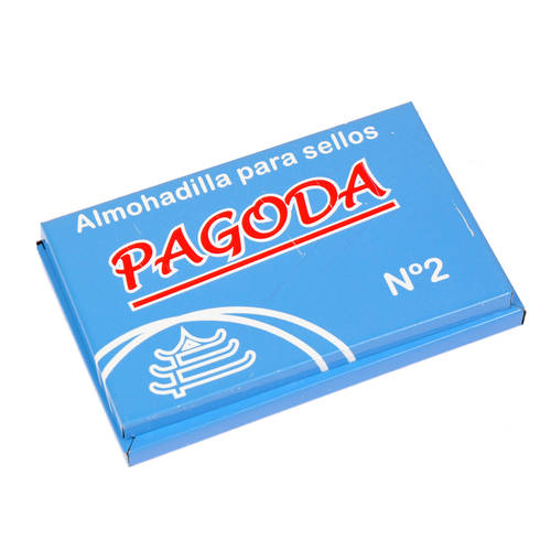 Almohadilla Para Sellos Pagoda Nº2 - 11 x 7 cm