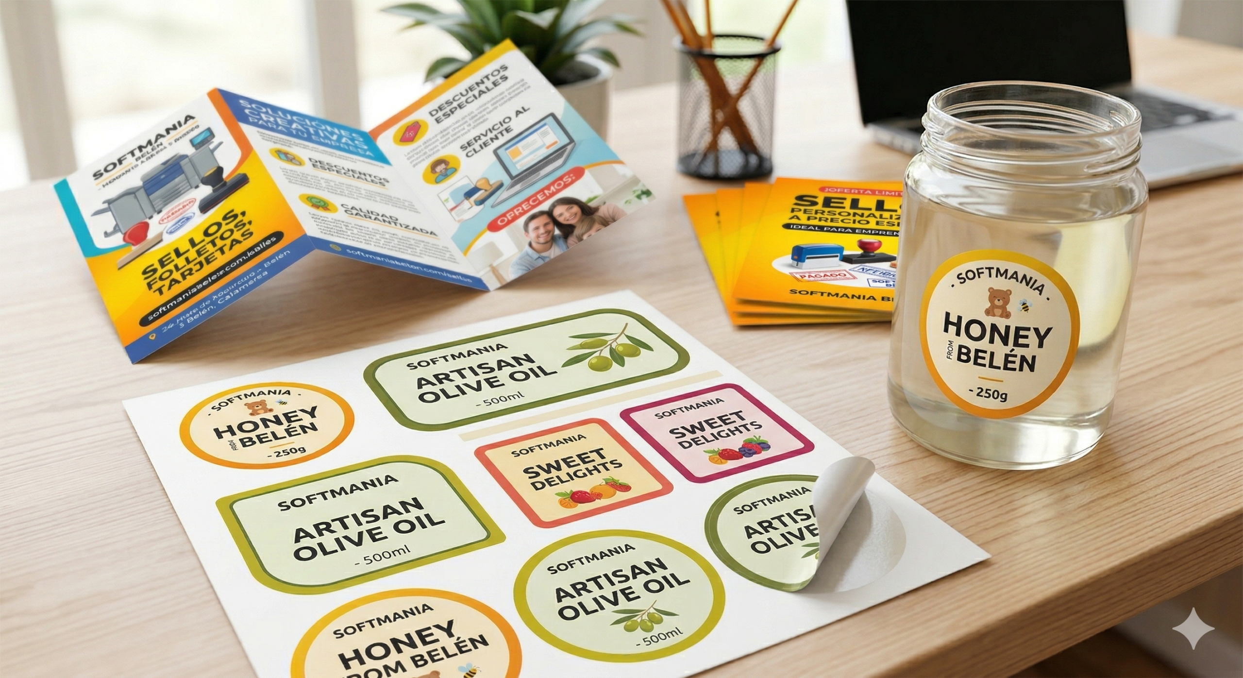 Impresión de Stickers y Etiquetas Autoadhesivas: imagen 1