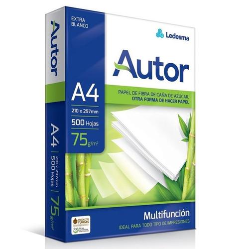 PAPEL LEDESMA AUTOR A4 - 21x29,7cm. 75grs.